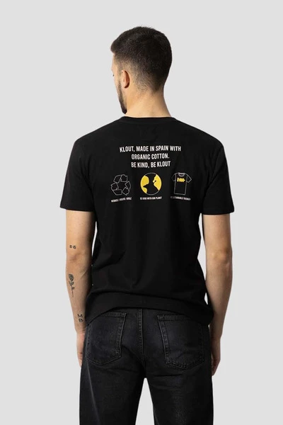 T-Shirt Klout Recycler Noire â Image 8
