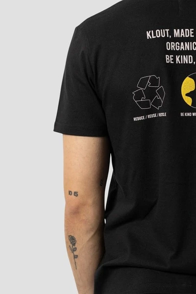T-Shirt Klout Recycler Noire â Image 9