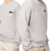 Sweat Lacoste Loose Fit Gris Pour Homme