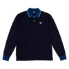 Polo North Sails LS Bleu Homme