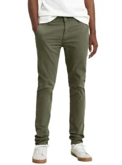 Pantalon Levis Chino Slim Vert Pour Homme