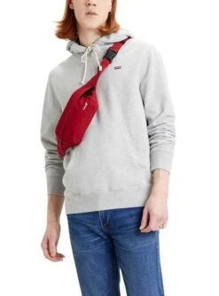Sweat Levis New Original Hoodie Gris Homme