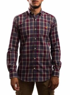 Chemise Klout Cadres Gris Pour Homme