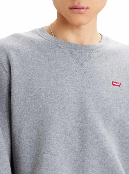 Sweat Levis Basic Crew Gris Pour Homme – Image 3