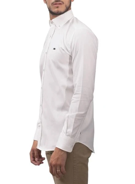 Chemise Klout Oxford Blanc Pour Homme â Image 2