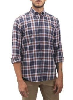 Chemise Klout Breca Bleu Y Naranja Pour Homme