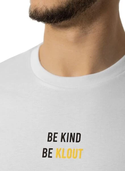 T-Shirt Klout Recycler Blanc Pour Homme Et Femme â Image 3