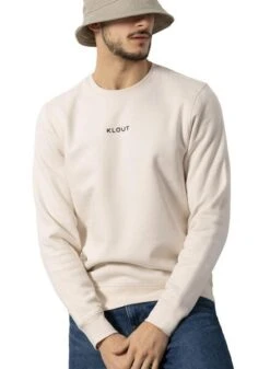 Sweat Klout Tableau Beige Pour Homme Et Femme