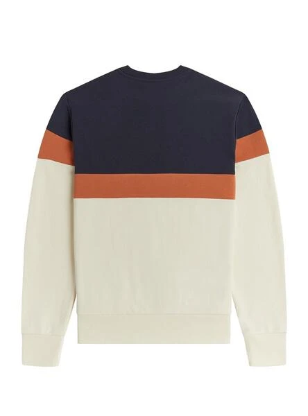 Sweat ImprimĂ© Fred Perry Block Beige Pour Homme â Image 3
