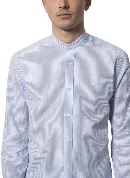 Chemise Klout Polera MilRayures Bleu Y Blanc Homme â Image 3