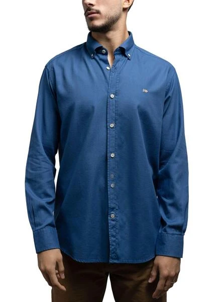 Chemise Klout Piqué Ultramar Pour Homme Bleu Marine