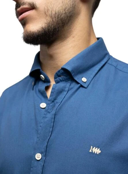 Chemise Klout PiquĂ© Ultramar Pour Homme Bleu Marine â Image 4