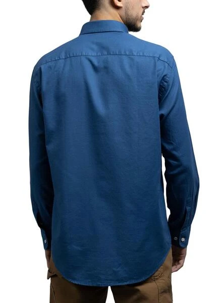 Chemise Klout PiquĂ© Ultramar Pour Homme Bleu Marine â Image 3