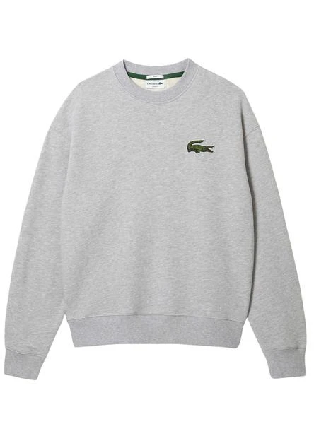 Sweat Lacoste Loose Fit Gris Pour Homme – Image 7