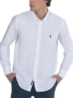 Chemise El Pulpo Oxford Blanc Pour Homme