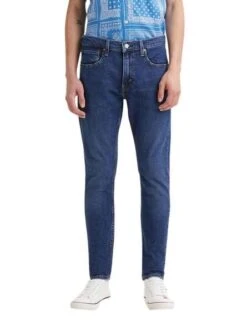Pantalon Jeans Levis 512 Slim Bleu Marine Pour Homme