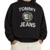 Sweat Tommy Jeans Boxy Luxy Noire Homme