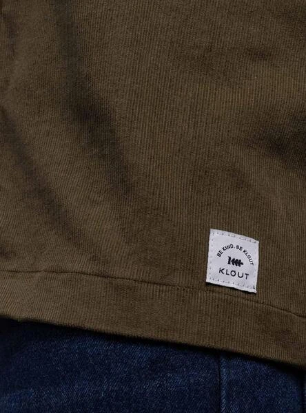 Surchemise Klout Corduroy Vert Pour Homme â Image 4