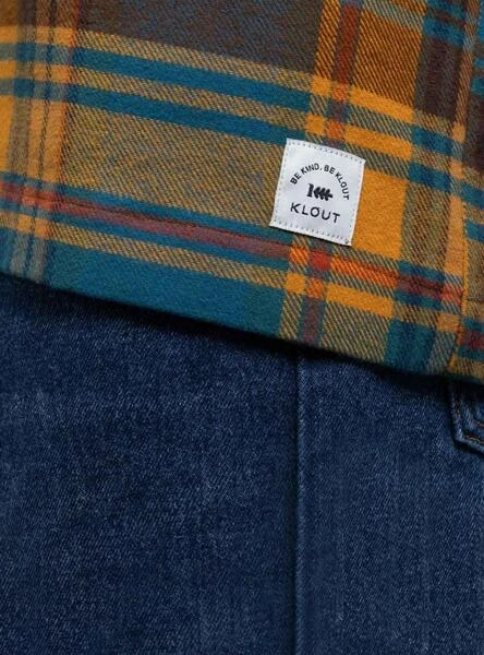 Surchemise Klout Highland Cadres Homme Bleu â Image 4