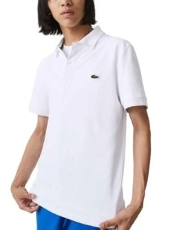 Polo Lacoste Bord Blanc Pour Homme