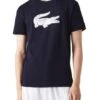T-Shirt Lacoste SPORT Respirable Bleu Marine Homme