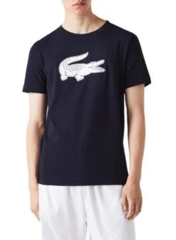 T-Shirt Lacoste SPORT Respirable Bleu Marine Homme