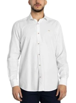 Chemise Klout Coton Blanc Pour Homme