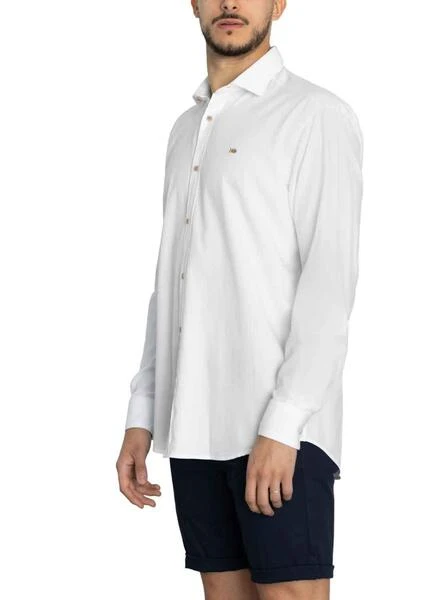 Chemise Klout Coton Blanc Pour Homme â Image 2