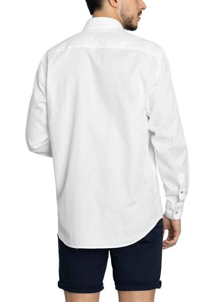 Chemise Klout Coton Blanc Pour Homme â Image 3