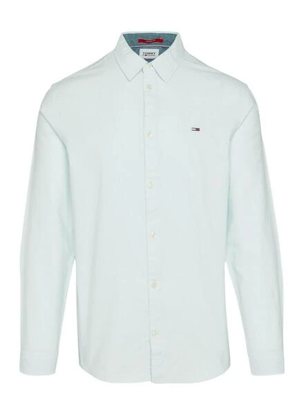 Chemise Tommy Jeans Oxford Vert Pour Homme â Image 5