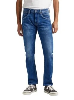 Pantalon Jeans Pepe Jeans Track Bleu Pour Homme