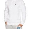 Sweat Tommy Jeans Fleece Blanc Pour Homme