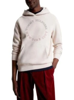 Sweat Tommy Hilfiger Jumpsuittype Roundall Beige