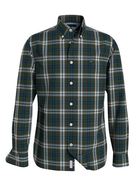 Chemise Tommy Hilfiger Tartan Vert Pour Homme