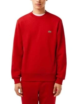 Sweat Lacoste Atemporel Rouge Pour Homme