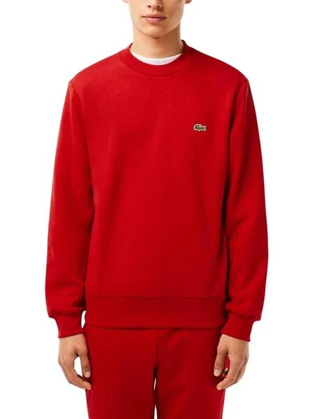 Sweat Lacoste Atemporel Rouge Pour Homme