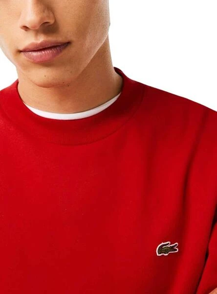Sweat Lacoste Atemporel Rouge Pour Homme – Image 3