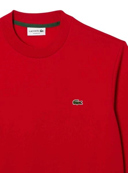 Sweat Lacoste Atemporel Rouge Pour Homme – Image 5