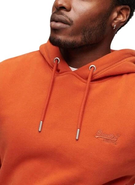 Sweat Superdry Essential Orange Homme – Image 2
