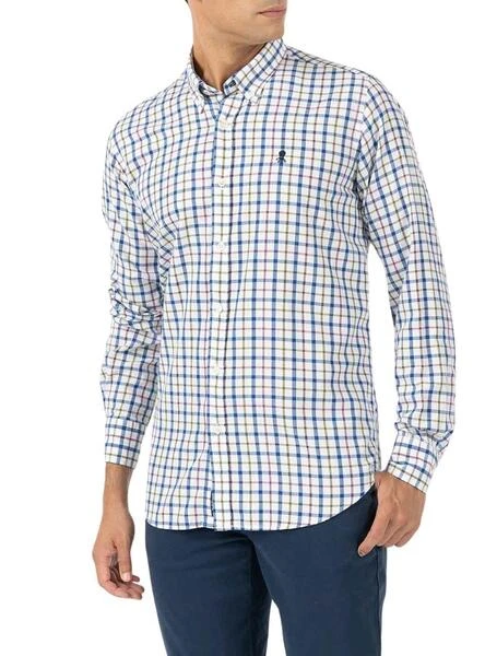 Chemise El Pulpo Multi Cadres Pour Homme â Image 3