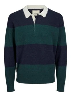 Polo Jack & Jones Wallfr M/L Rayures Pour Homme