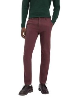 Pantalon Chino Levis Slim Bordeaux Pour Homme
