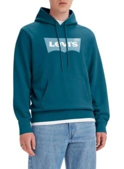 Sweat Levis Standard Graphic Capuche Bleu Homme