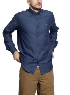 Chemise Klout Indigo Bleu Pour Homme