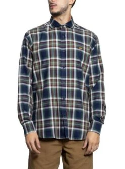 Chemise Klout Leslie Bleu Pour Homme