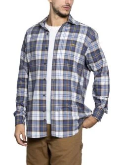 Chemise Klout Cunningham Bleu Pour Homme