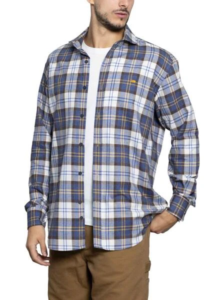 Chemise Klout Cunningham Bleu Pour Homme