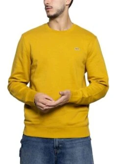 Sweat Basica Klout Ocre Pour Homme