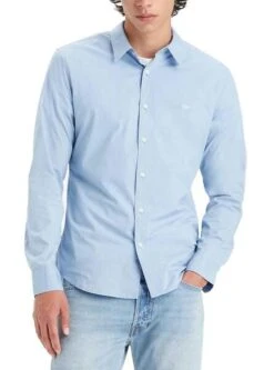Chemise Levis Battery Housemark Bleu Pour Homme