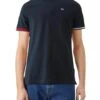 Polo Tommy Jeans Slim Flag Marine Pour Homme
